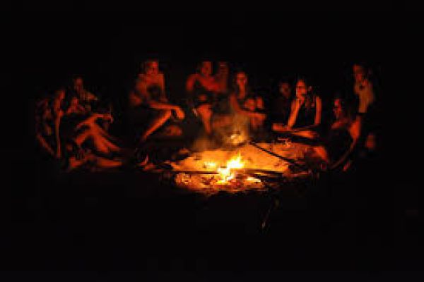 school camp song during campfire
