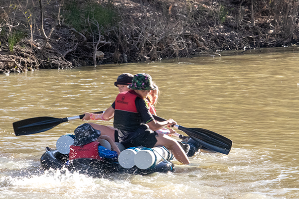 Raft Building Challenge for school groups photo